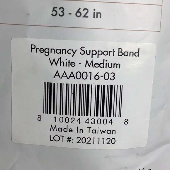 Motif Medical Pregnancy Support Band white size medium NWT SEALED - Picture 4 of 9